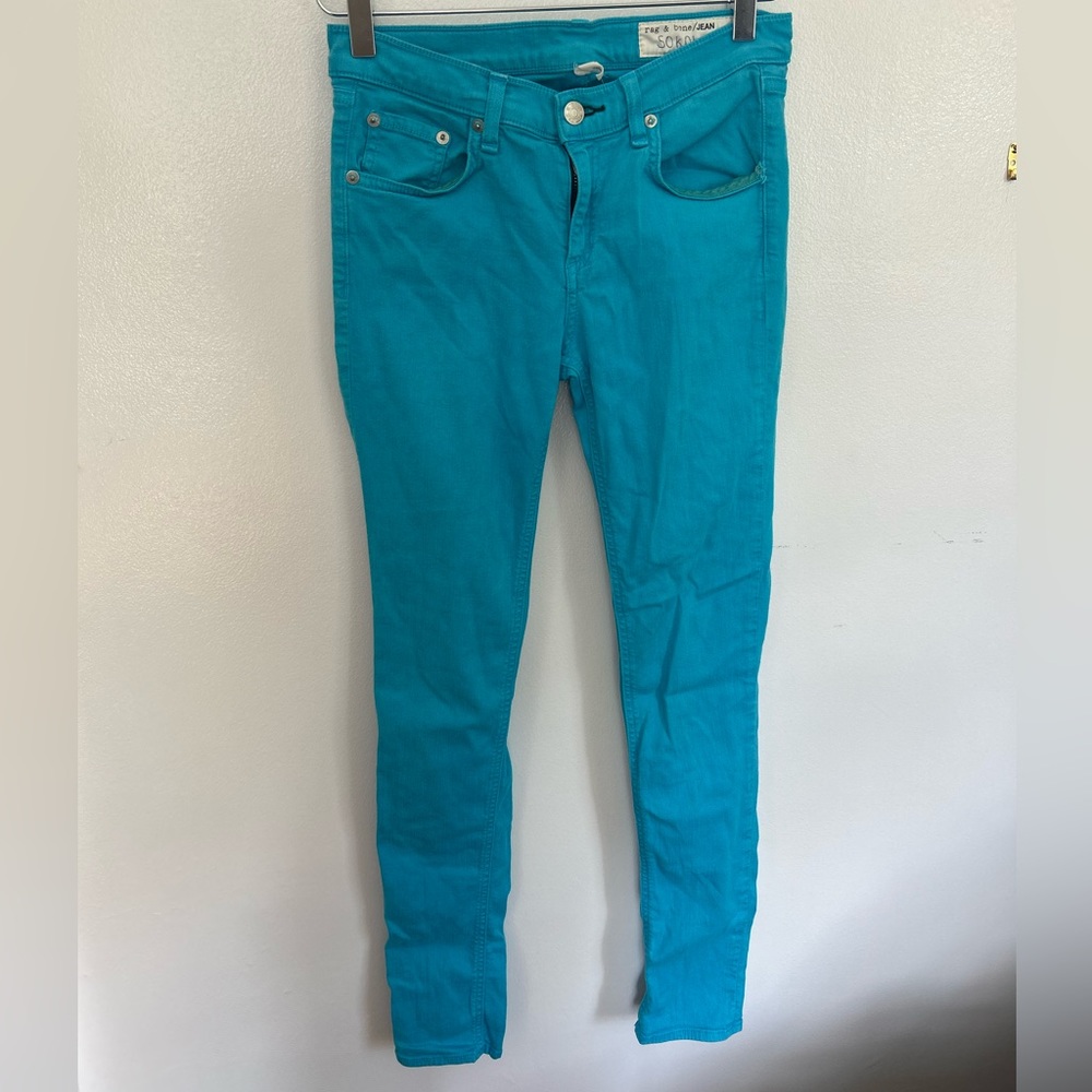 Rag & Bone Blue Skinny Jeans Size 25